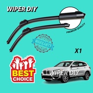 BMW X1 F48 2015 - Present Silicone Wiper Blade Windscreen Viper Pengelap Kereta