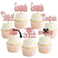 ▶$1 Shop Coupon◀  2022 Cupcake Toppers Graduation Toppers for Cupcakes Graduation Cap Cupcake Topper