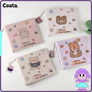 COATA CD  Holder, CD Storage Loose-leaf CD Storage Album, Portable Collect Book Cartoon Bear DVD Bin