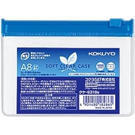 KOKUYO Clear Case Using Recycled Olefin A8 Blue Kuke-6318B