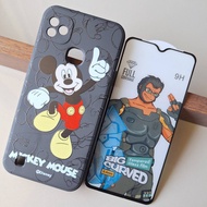 Case Infinix รุ่น Smart HD 2021 เคส TPU กันกระแทก และ ฟิล์มกระจก เคส ลายการ์ตูน แฟชั่น กันลื่น เคสมื