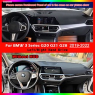 For BMW 3 Series G21 G20 G28 2019 - 2022 Accessories Leather Dashmat Car Styling Dash Mat Dashboard 