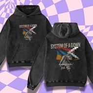 Purple Haze "System of a Down" Stone Wash Hoodie | Washing Washing | Jacket | Band Hoodie | Soad