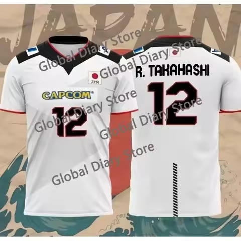 Summer New Japan Volleyball Jersey R.Takahashi No.21 Ishikawa No.14 Sports Men's Quick Drying Breath