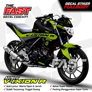 decal vixion r / all new vixion racing variasi hitam warna fullbody TERBARU BISA COD