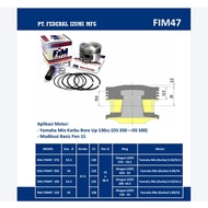 FIM Piston Piston Piston Kit Mio Fino Nouvo XD Size 54,5 mm XB Complete Ring Set