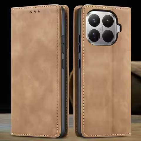 For XIAOMI 15T PRO 2025 Luxury Case Smooth Leather 360 Protect Wallet Funda Xiaomi 15T Case Mi Phone