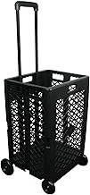 Olympia Tools 85-404 Pack-N Mesh Rolling Cart, 55 Lb, Plastic, 55LB, Black