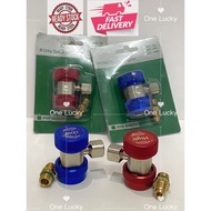 Car Aircond Meter Adapter for 134a System Manifold Gas Connectors R134a Adjustable AIRCOND Connector