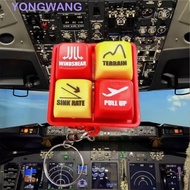 YONGWANG EGPWS Warning Simulator, 737 Airbus Aircraft Route Pilot Keychain, Portable Pendant Highly 