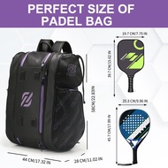 TILDOSAC Premium Pickleball / Padel / Tennis Racket Bag – Waterproof, Versatile Separate Design Pick