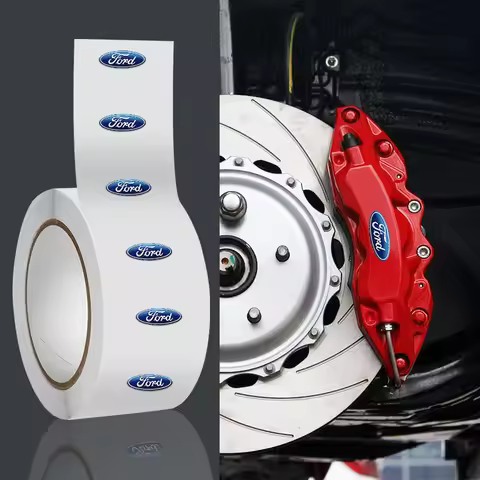Car Brake Caliper Badge Stickers Heat Resistant Cover Decorate For Ford Focus 2 3 4 MK2 MK3 MK4 Kuga