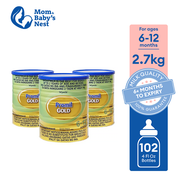 Wyeth PROMIL GOLD® for Infants 6-12 Months, Milk Supplement
2.7kg(900g x 3)