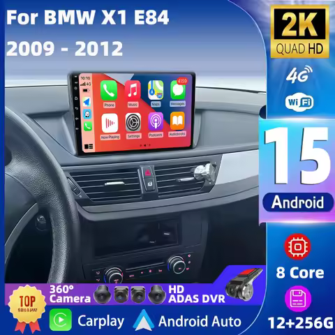 Auto Carplay Car Radio For BMW X1 E84 2009 2010 2011 2012 Android15 Navigation GPS Multimedia Player