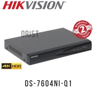 Hikvision NVR 4CH 4channel DS-7604NI-Q1 HD CCTV Camera 4K NVR
