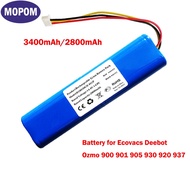 Brand new Powerful New 14.8V 2800mAh/3400mAh Li-ion For Ecovacs Deebot Ozmo 900 Deebot Ozmo 901 905 
