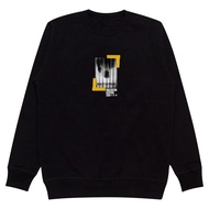 Sweater Crewneck Pria Distro Original Hitam Switer Oblong Cowok Brand Lokal Bandung Bahan