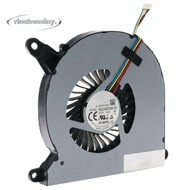 RINABONSINY CPU Cooling Fan, 4 Wire Laptop Heatsink Fan, Professional Replacement DC5V Computer CPU 