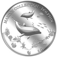 999 Pure Silver | 5g Dolphin Silver Medallion