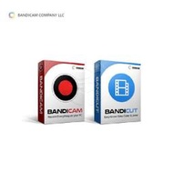 Bandicam + Bandicut 5-PC 個人版授權優惠組合包 (Personal, Lifetime,下載版,永久授權) - 畫面擷取及影像剪輯優惠組合包!