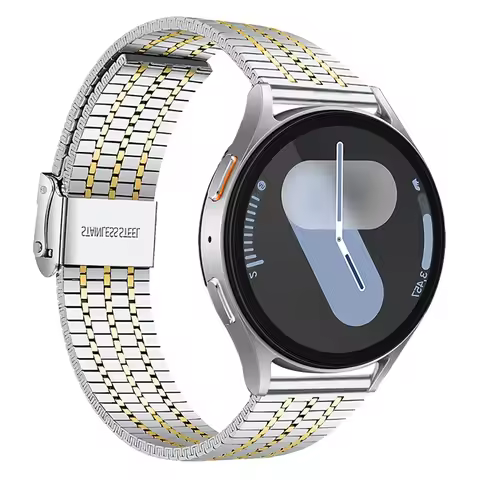 Metal Stainless Steel Strap for Samsung Galaxy Watch 7 LTE 44mm Watch7 6 5 4 Classic 44 40mm Smart W