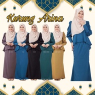 🇲🇾 Kurung Arina Mom Kids New Design Dress Raya Ootd Viral Melayu Moden Baju Hasnuri Murah Kain Slim Bintang Bra Kasut Ok