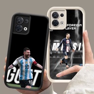 BK-16 Messi surprise Casing for OPPO Reno Find 8 X5 7 F21 F21S K9X Pro Lite 5G 4G