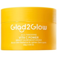 Glad2glow Jeju Tangerine Vita C Power Bright Glow Moisturizer 30g - Facial Moisturizer