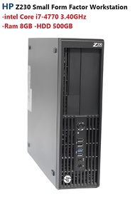 HP Z230 Small Form Factor Workstation -intel Core i7-4770 3.40GHz -Ram 8GB -HDD 500GB