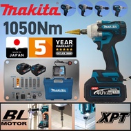 Original Makita Cordless Electric Wrench DTW285 40V/DTW300 Upgraded with Brushless Motor and 1050NM 