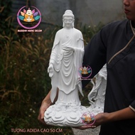 50 cm tall white Amitabha Buddha statue