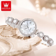 Olevs đồng hồ đính kim cương Niche Đồng hồ nữ mới Đồng hồ nữ công sở lịch elgant nữ thời trang đồng