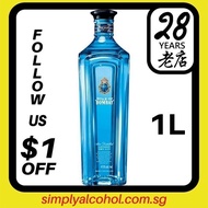 1L Star of Bombay Sapphire Gin 1 Liter w/o Gift Box