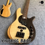 GCM Custom Made YinYang Electric Bass Guitar Custom Maniac (Oversea Ready Stock)