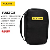 กระเป๋าใส่เครื่องมือไฟฟ้าแบบพกพา Fluke F15B 17B C35 25 C550 พร้อมสายรัดคอแบบนุ่ม อุปกรณ์วัดอุณหภูมิ
