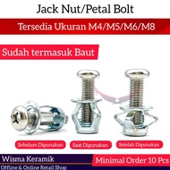 Jack nut, Rivet Plate metal nut screw Bolt fisher, Rivet nut, Petal Bolt, M4 M5 M6 M8