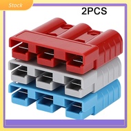 [ELECT] 2X For Anderson Style 3 Pin 50A Plug DC-DC Charger Solar Power Connector Plug
