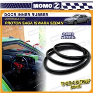 Car Proton Saga Iswara LMST Sedan Door Inner Rubber Weatherstrip Body Interior Accessories Getah Dal