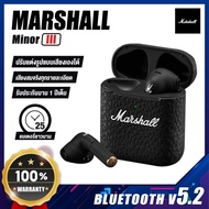 MARSHALL MINOR III ชุดหูฟังไร้สายบลูทูธ  Wireless Bluetooth คุณภาพดี มีไมค์ในตัว earbuds สีขาว One