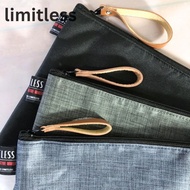 Limitless - Denim Pouch Document Series C Size Book Large Note Pouch Note and Batik Book Arisan Stat