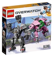 LEGO 75973 Overwatch D.Va & Reinhardt 455pcs 10+ lego Đồ chơi gạch Hoàn toàn mới và chính hãng