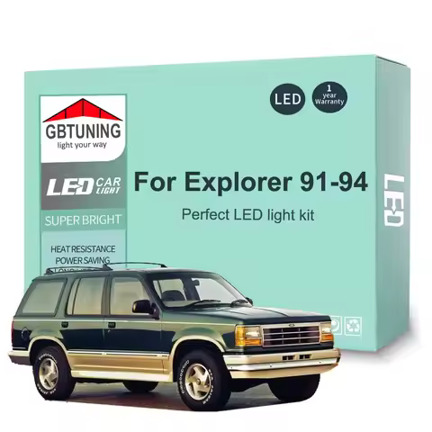 13Pcs LED Interior Light Bulb Kit For Ford Explorer 1991 1992 1993 1994 Car Accessories Canbus Indoo