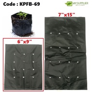 KPFB-69 17PCS 6x9inch - Polybag Nursery Plantation Bag PE LDPE Plastic Bag 100g