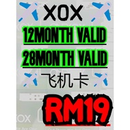 XOX SIMCARD / ONEXOX 飞/机卡 / XOX 28MONTH