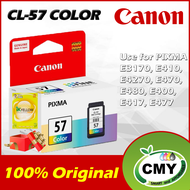 Genuine Original Ink Canon CL-57 CL 57 (13ML) with 1 REAM (500 sheets) A4 Paper - PiXMA E400 / E410 / E460 / E470 / E480