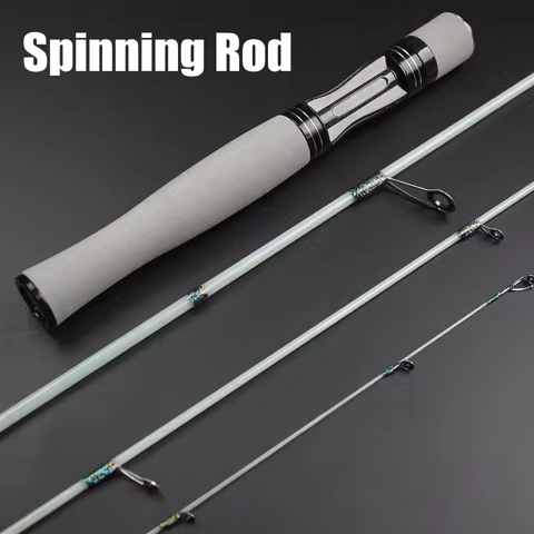 1.4m 4 Piece Ultralight Spinning Baitcasting Fishing Rod Portable for Trout Stream Freshwater Small