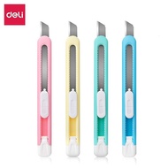 (SG) Deli Utility Knife / Pen Knife / Box Cutter / Parcel Opener / Paper Cutter