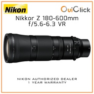 Nikon Nikkor Z 180-600mm F/5.6-6.3 VR | Z 180-600mm F5.6-6.3 VR  Lens (Nikon Z)For Nikon Z9 Z8 Z7 ii Z6 ii Z5 ZF Zfc Z30