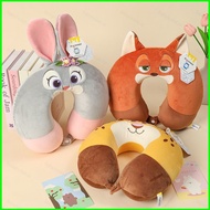 B4 Zootopia U-shaped Pillow Cartoon Travel Portable Judy Hopps Nap Pillow Neck Protection Pillow 4B