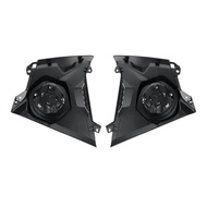 6.5" PP Front Dashboard Speaker Pods Stereo System Enclosure LH RH Mesh Protection For Can-Am Maveri